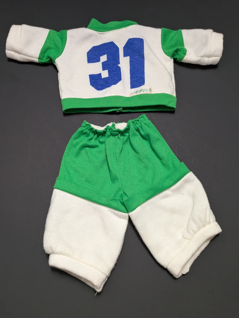 Vtg Cabbage Patch Kids Doll Clothes #31 Tracksuit W/Shoes & Socks PMI